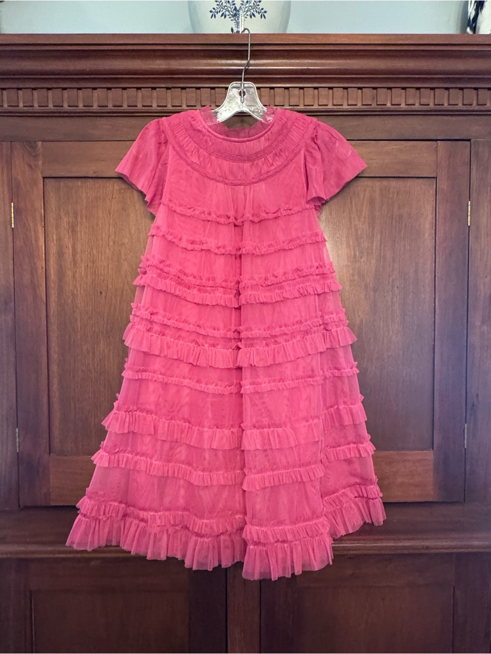Mini Boden Ruffle Tiered Dress - Picture 2 of 10